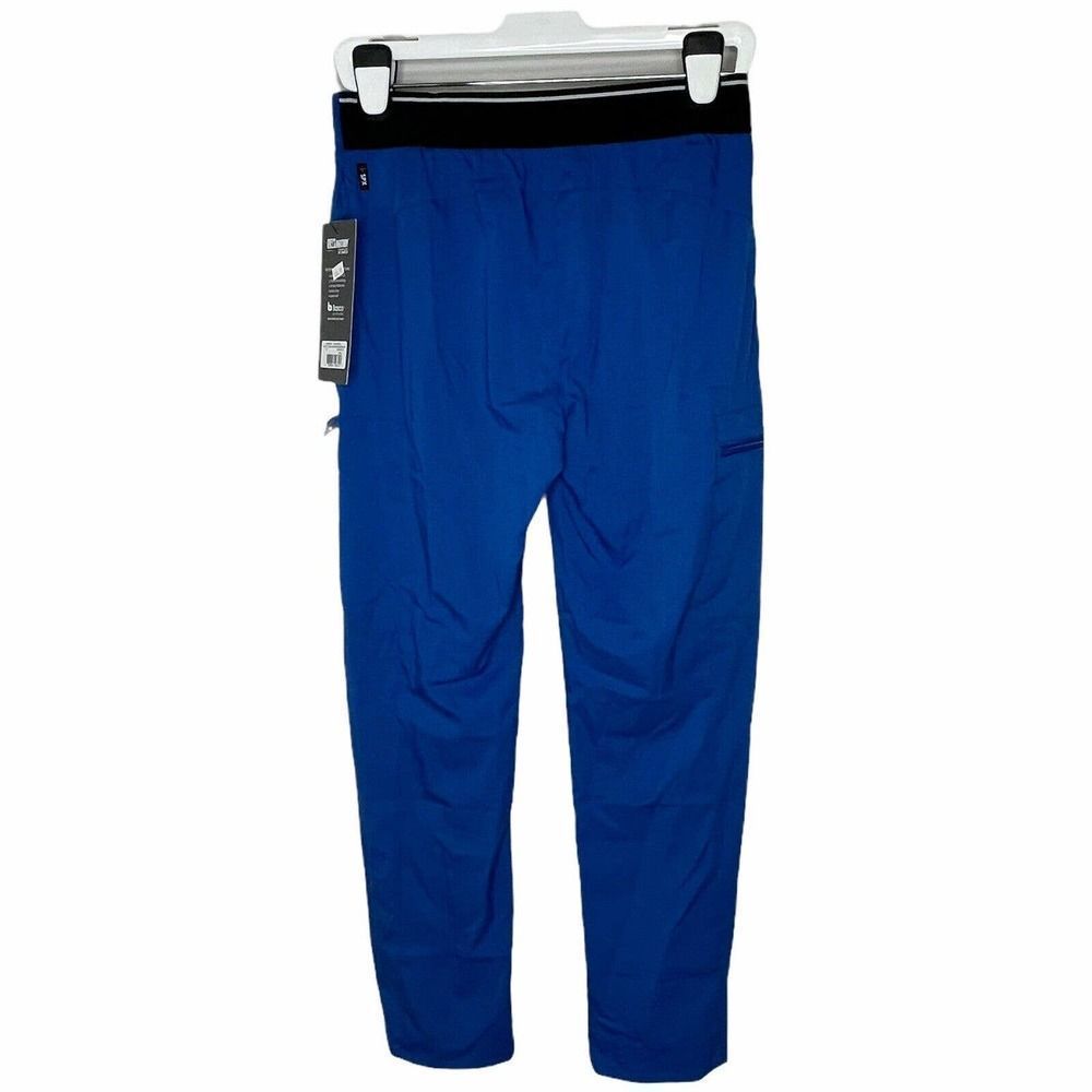 𝅺nwt Grey’s Anatomy by Barco Royal Blue Scrub Stretch Pants S - Picture 7 of 7